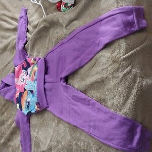 Purple my little pony sweatsuit